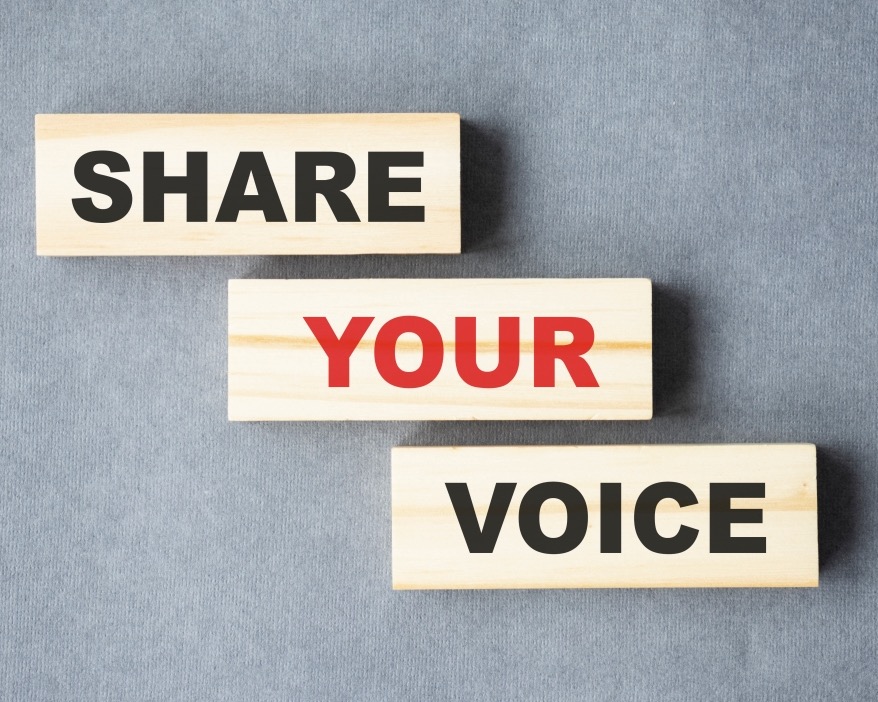 Sharing your voice